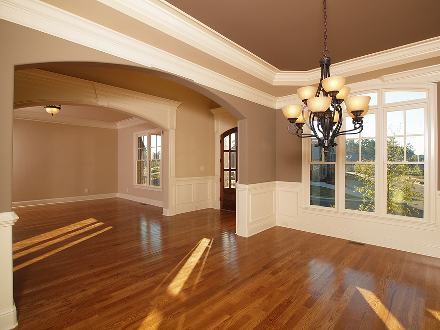 Luxury Home Interior view of new windows