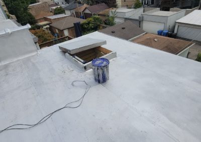 Flat roof replaced in Chicago